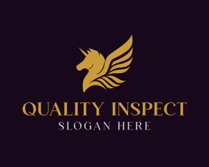 Luxury Pegasus Wings logo design