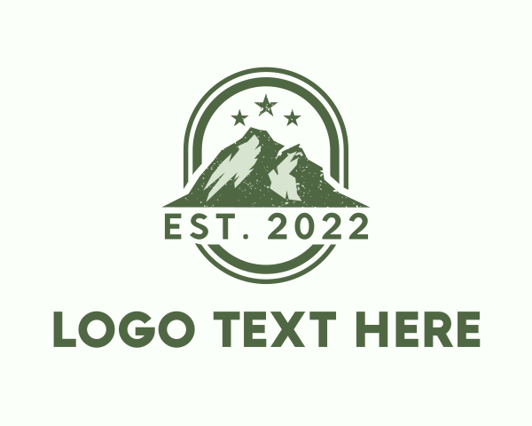 Rustic Mountain Camping  logo