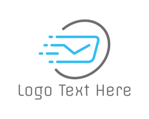 Communication - Fast Post Mail logo design