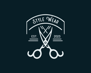 Tailoring Styling Shears logo design