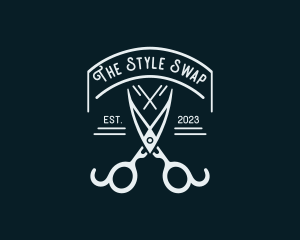 Tailoring Styling Shears logo design