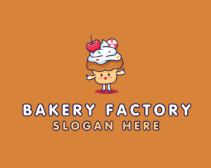 Cupcake Bakery Dessert logo design