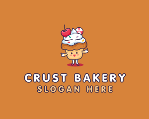 Cupcake Bakery Dessert logo design