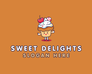 Cupcake Bakery Dessert logo