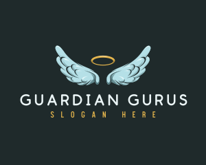 Religious Angel Wings logo design