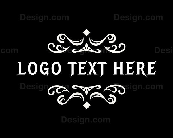 Elegant Gothic Ornament Logo