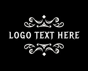 Elegant Gothic Ornament Logo