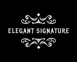 Elegant Gothic Ornament logo design