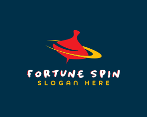 Fast Spinning Top  logo design