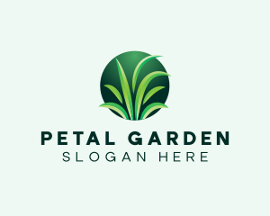 Grass Lawn Landscaping logo design