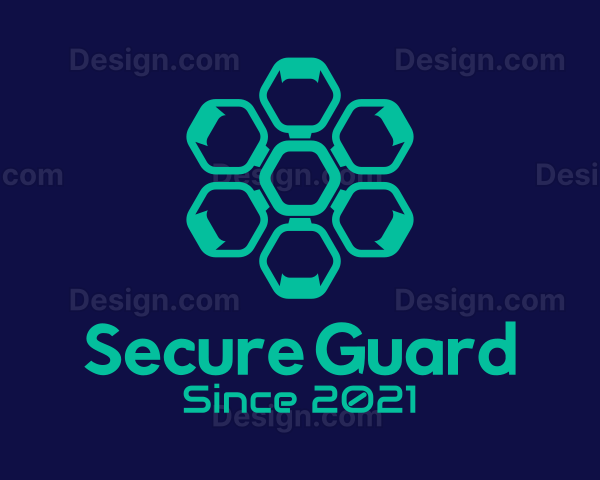 Geometric Web Developer Logo