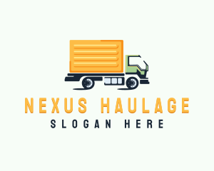 Logistics Delivery Truck logo design