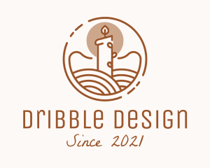 Interior Design Candle  logo design