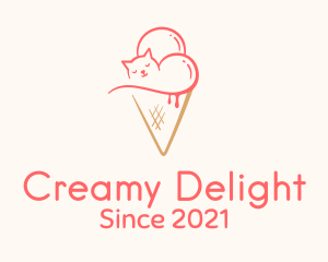 Cat Ice Cream  logo