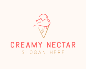 Cat Ice Cream  logo