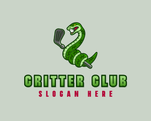 Snake Golf Tournament logo design