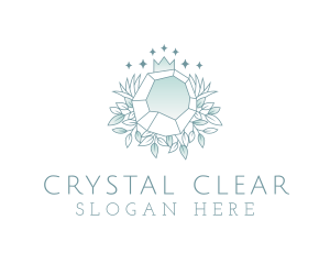 Crown Gemstone Jewelry logo design