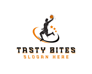 Sports Basketball Athlete Logo