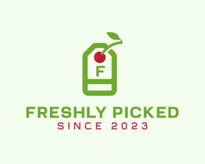 Cherry Price Tag Gourmet logo design