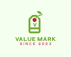 Cherry Price Tag Gourmet logo design