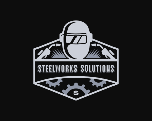 Industrial Ironworks Welder logo design