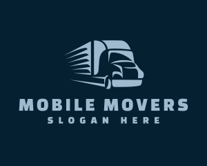 Logistics Truck Transport logo design