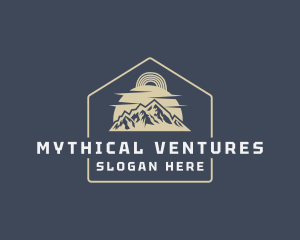 Mountain House Signage logo design