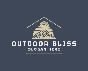 Mountain House Signage logo design