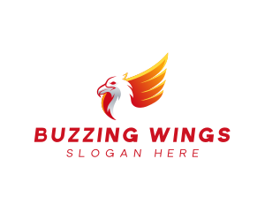 Wing Phoenix Eagle logo design