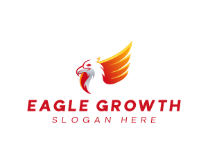 Wing Phoenix Eagle logo design