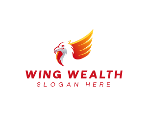 Wing Phoenix Eagle logo design