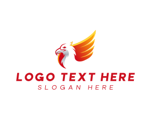 Eagle - Wing Phoenix Eagle logo design