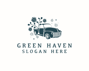 Botanical Flower Truck logo