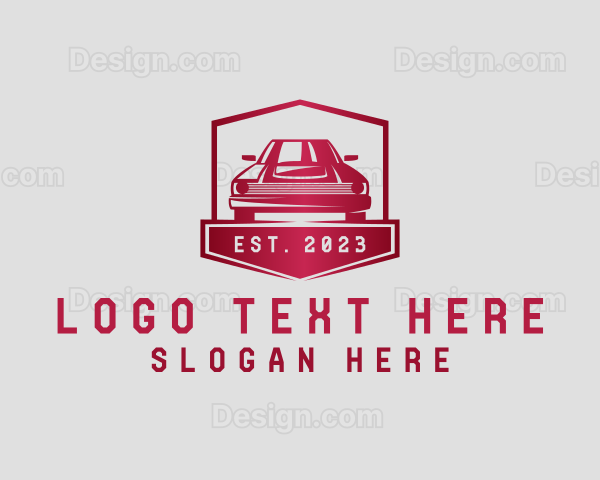 Gradient  Car Hexagon Logo