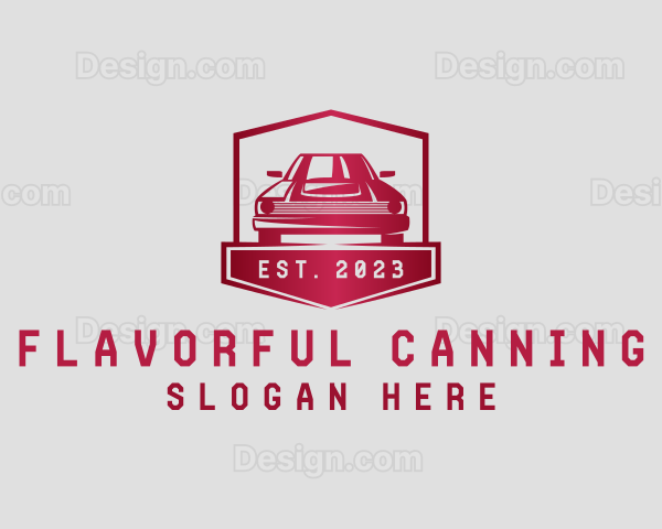 Gradient  Car Hexagon Logo