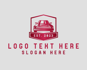 Gradient  Car Hexagon logo