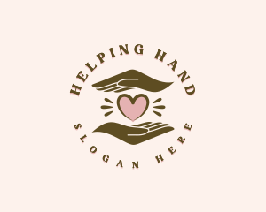 Charity Helping Hand logo design