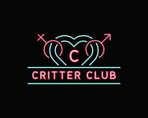 Erotic Neon Night Club logo design