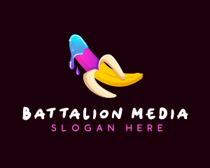 Erotic Banana Lube logo design