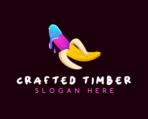 Erotic Banana Lube logo design