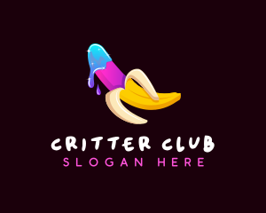 Erotic Banana Lube logo design