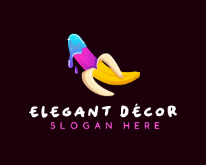 Erotic Banana Lube logo design