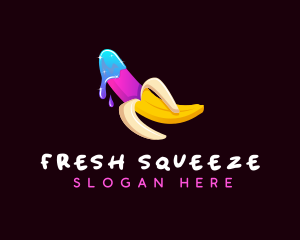 Erotic Banana Lube logo design