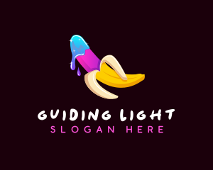 Erotic Banana Lube logo design