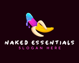 Erotic Banana Lube logo design