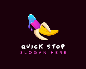 Erotic Banana Lube logo design