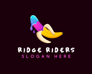 Erotic Banana Lube logo design