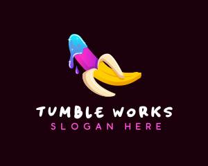 Erotic Banana Lube logo design