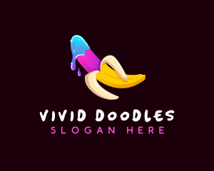 Erotic Banana Lube logo design