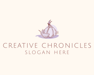 Garlic Clove Cooking logo design